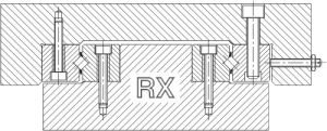 Prowadnica toczna Rx